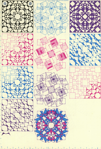 Sketchbook Page On 2mm Grid