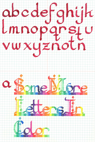 Some More Letters In Color
